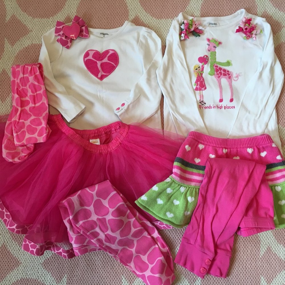 Gymboree giraffe outfits size 3T